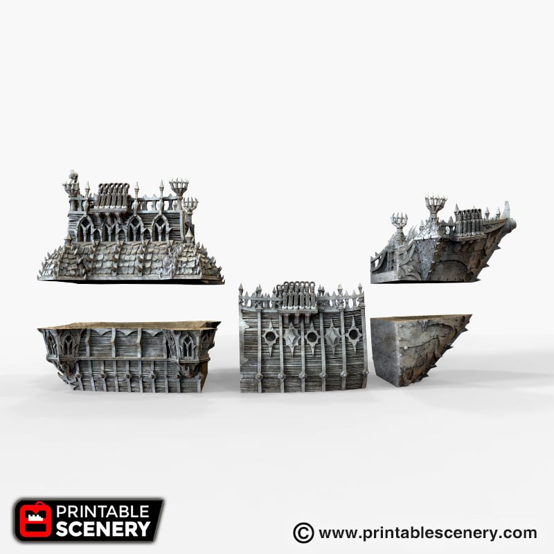 The Black Ship Printable Scenery