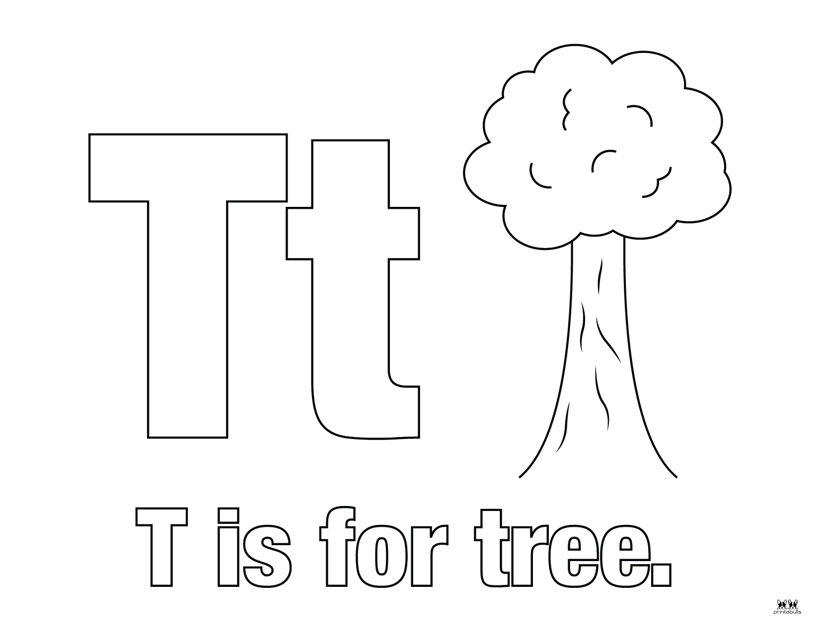 Letter T Coloring Pages 15 FREE Pages Printabulls