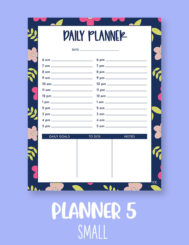 Daily Planner Pages - FREE 2025 Planner Pages | Printabulls