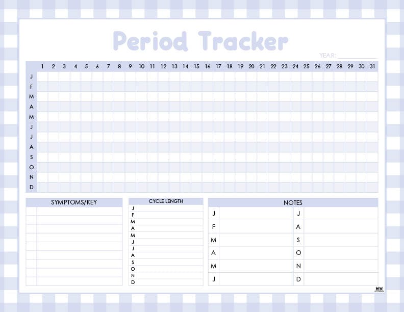 Period Trackers 25 FREE Trackers Printabulls
