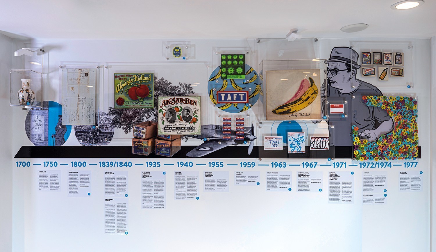 World’s largest sticker store opens History of Stickers Museum