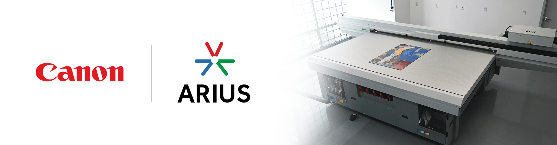 Arius Tech installs custom Canon Arizona flatbed printer