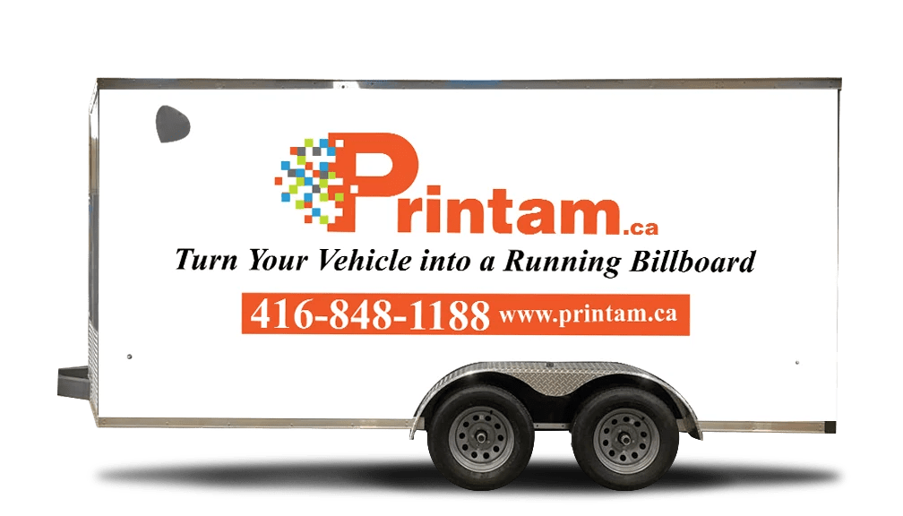 Enclosed Trailer Wrap Design & Installation Printam