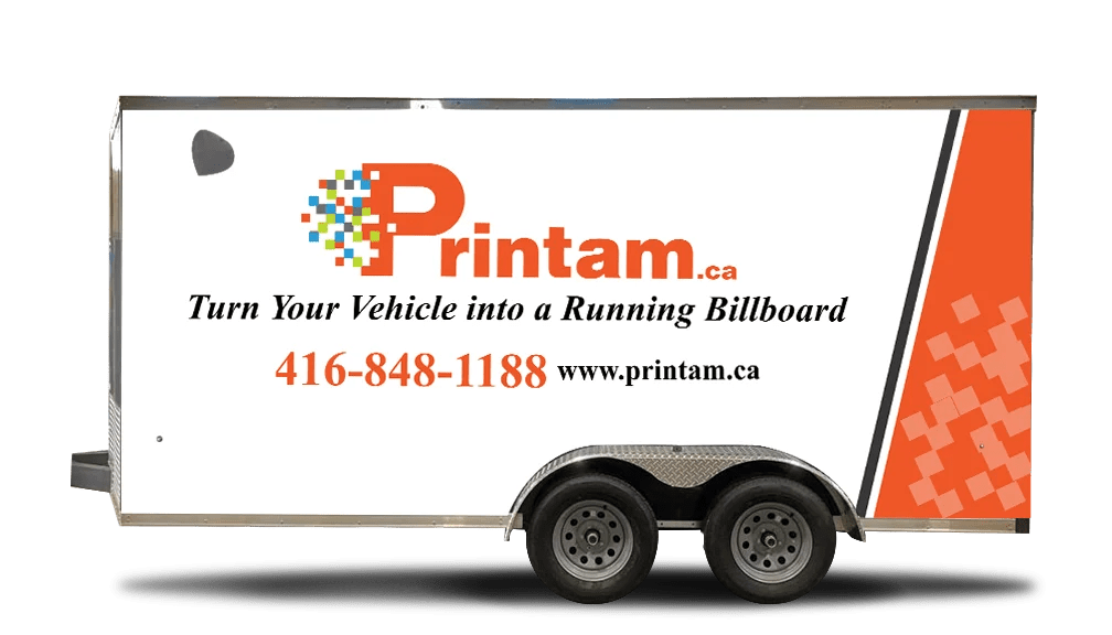 Enclosed Trailer Wrap Design & Installation Printam