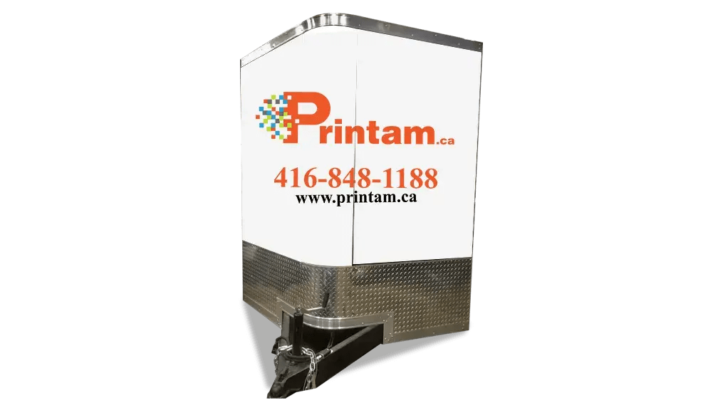 Enclosed Trailer Wrap & Graphics Coverage Options