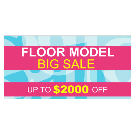 Floor Model Sale Banners From 9.00