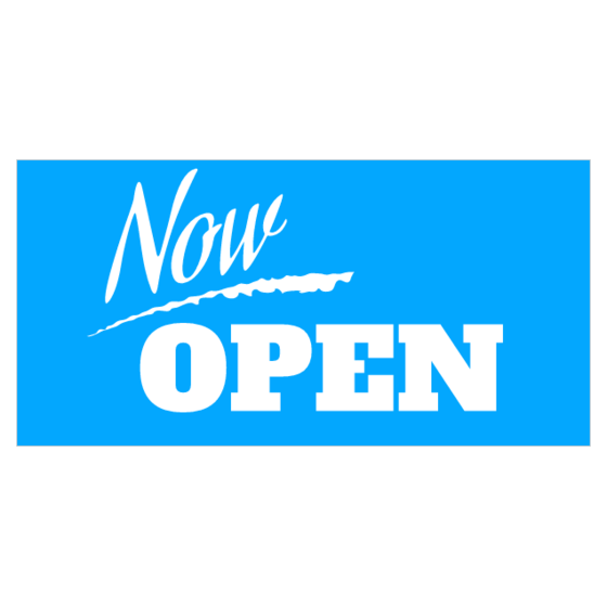 Open For Business Banners Now Open Banners