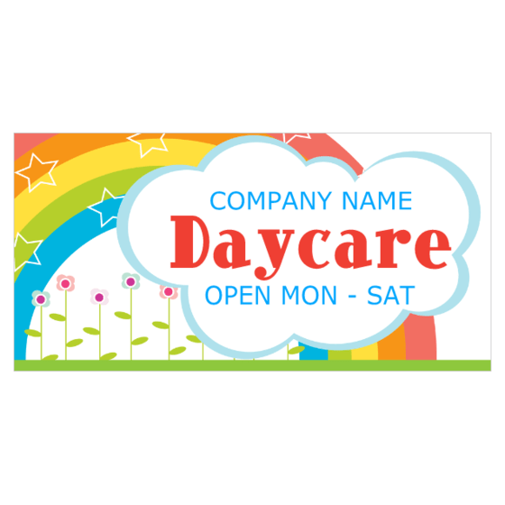 Custom Daycare Business Banners Printastic