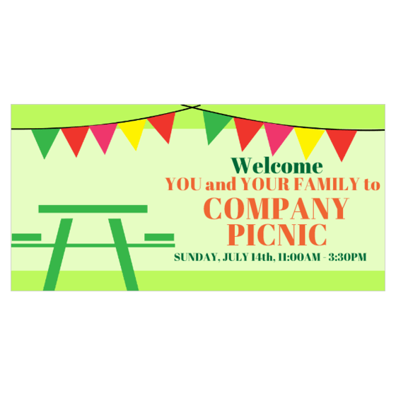 Custom Picnic Banners