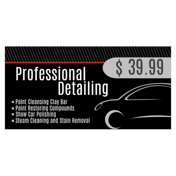 Advertise Effectively With Auto Detailing Banners