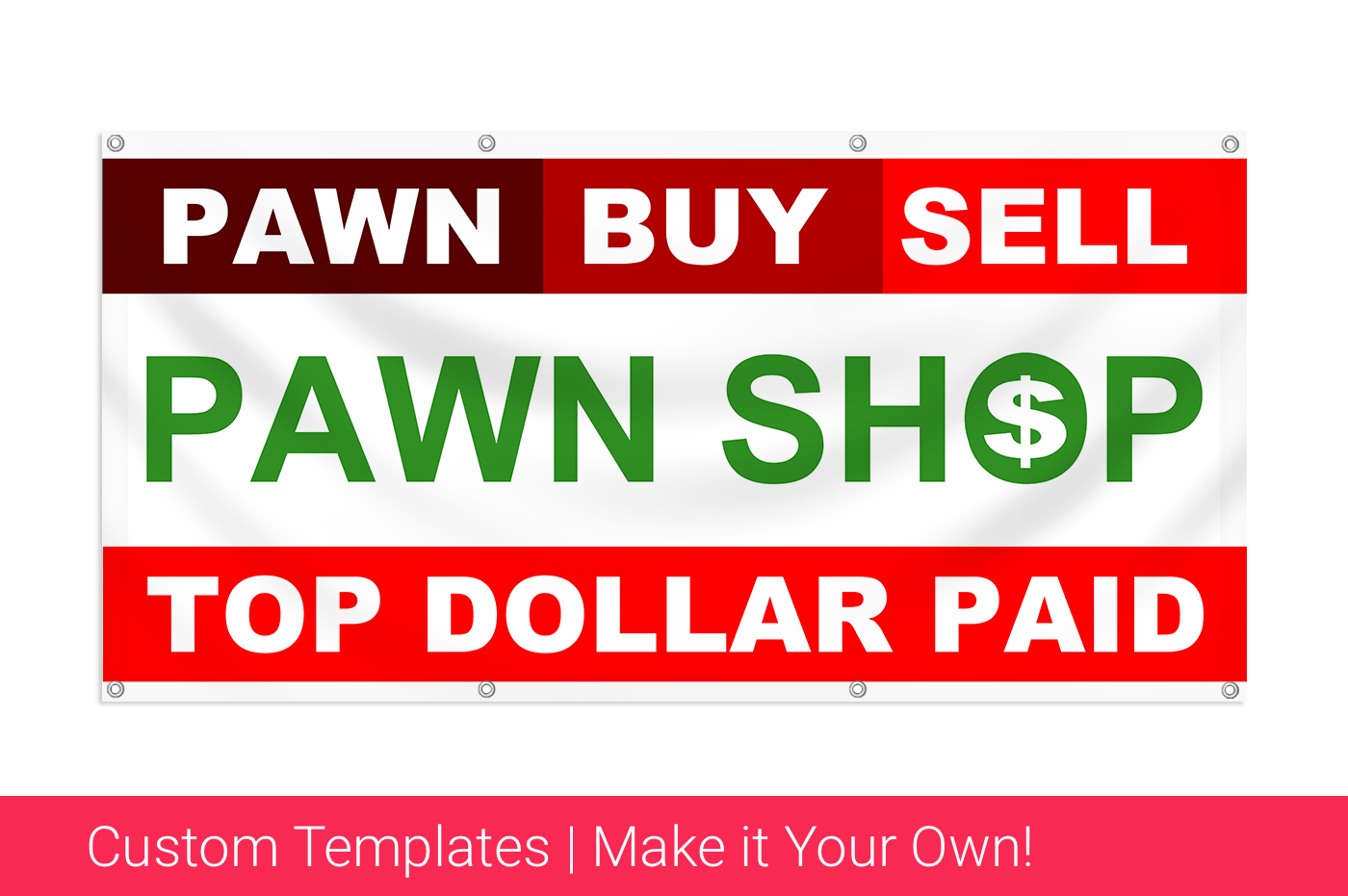 Custom Pawn Shop Banners