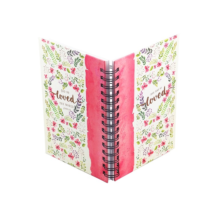 A5 Custom Notebook Printing With Spiral Bound , Personalized Spiral