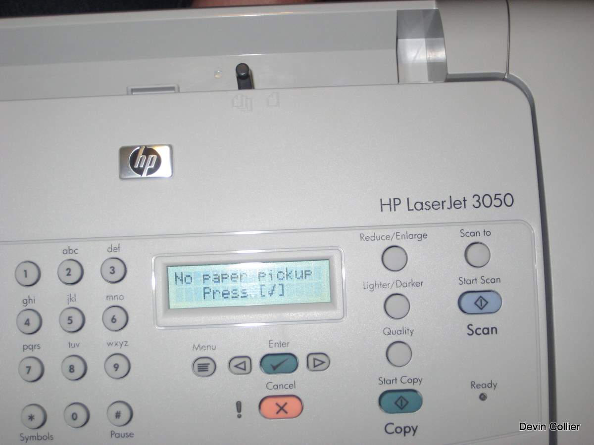 HP LaserJet 3050 No Paper Pickup Solution Printerhacks