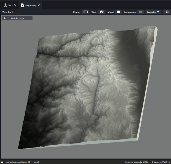 Generate 3D printable models from heightmaps