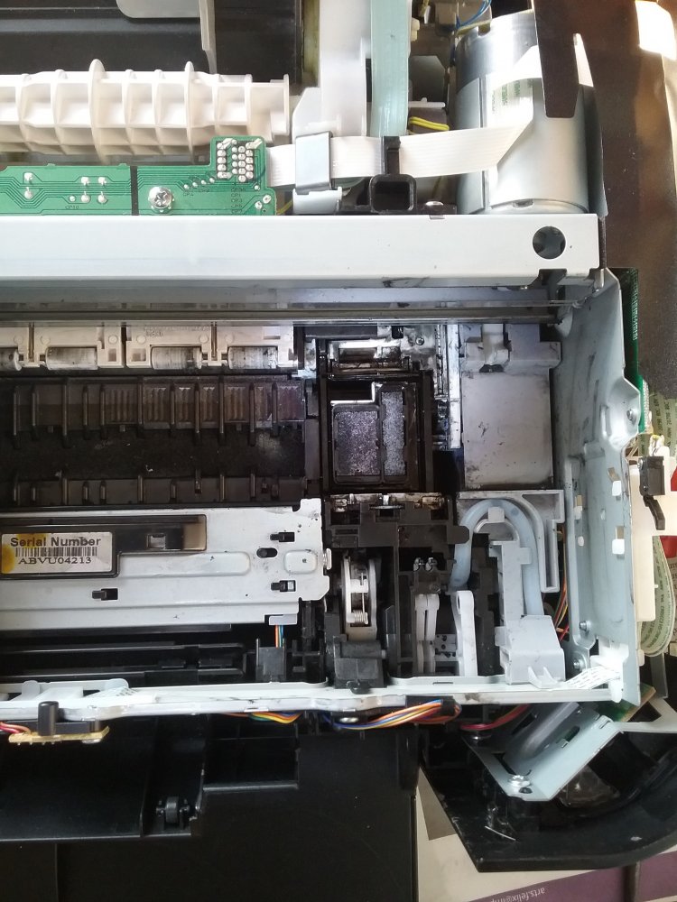 Canon Pixma IP4850 4 flash error - purge unit issue and unidentified