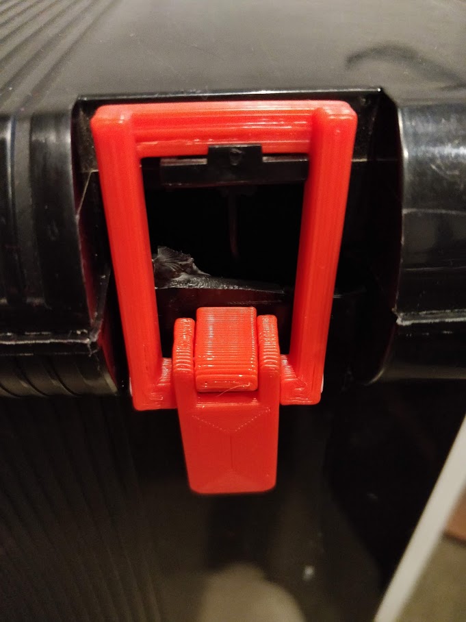 3D Printed Cam Lock Lever Latch On Filebox PrinterKnowledge Laser