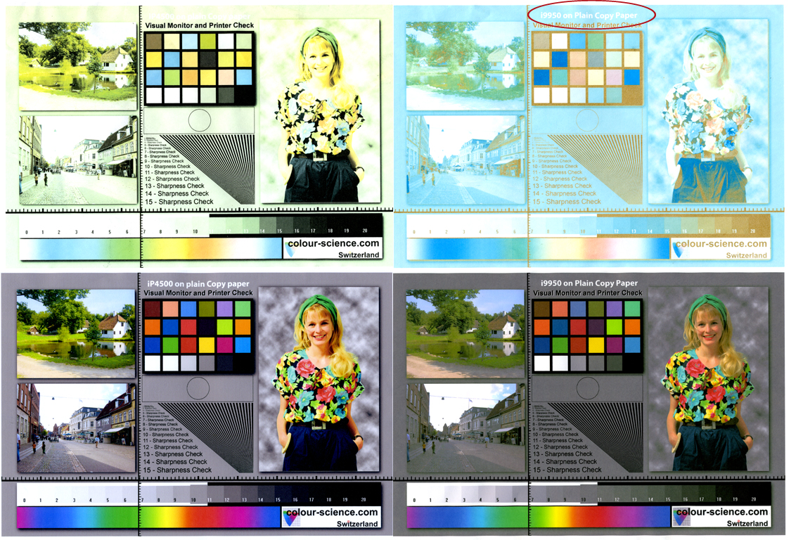 Dye Ink to destruction (Fade Test) PrinterKnowledge Laser, 3D