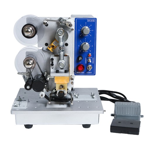 半自動電気ホットスタンプリボンコードプリンター