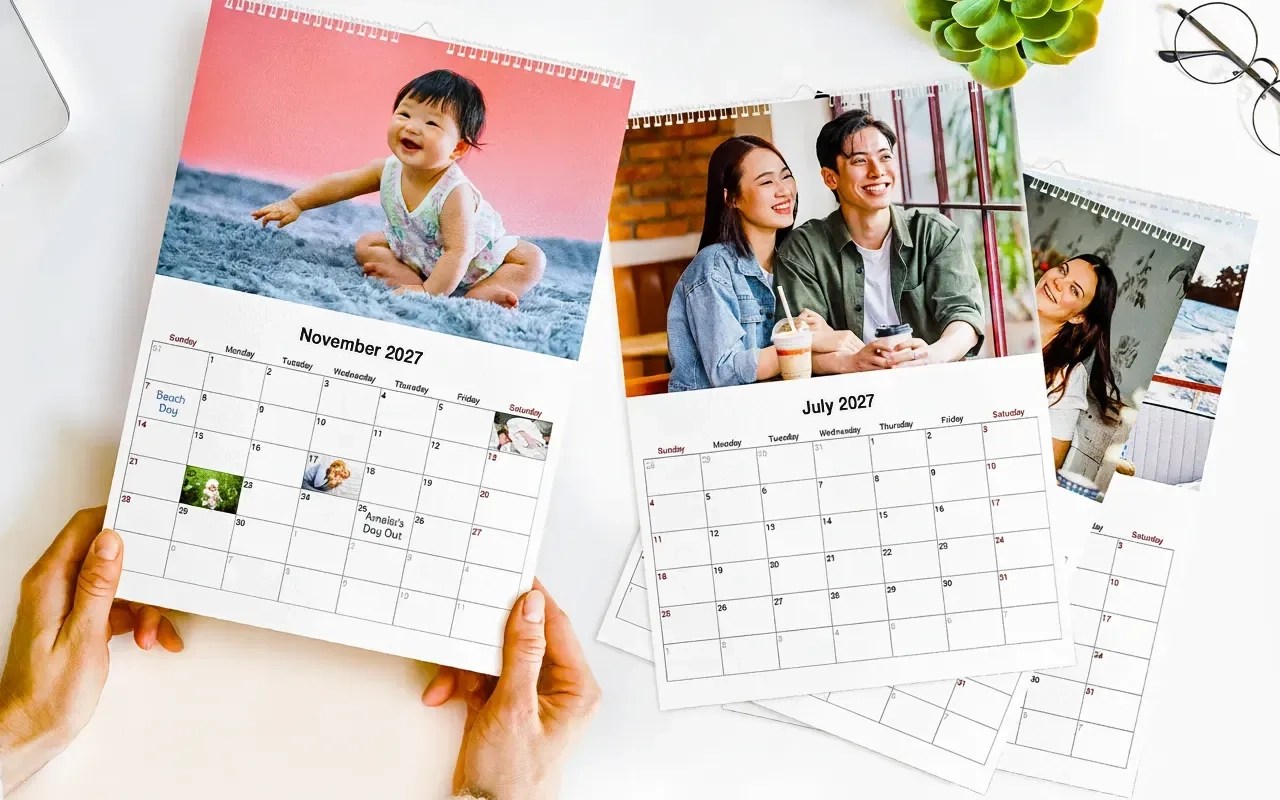 Photo Calendars Personalised Calendars 2026 Printerpix UK