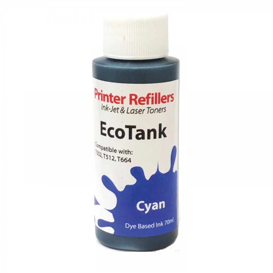 Epson EcoTank Ink Compatible Ink T664 Cyan 70ml FINAL SALE