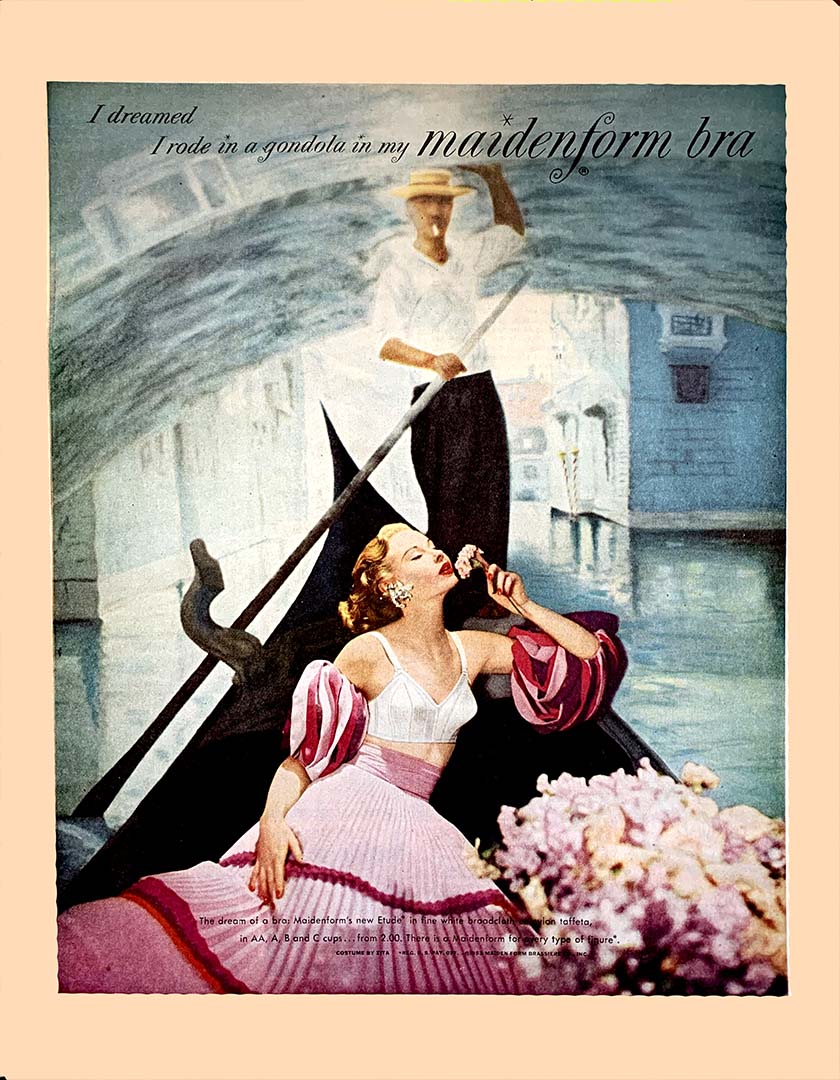 She dreamed she went places in her Maidenform Bra Printers Devil