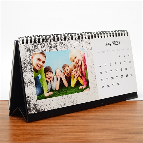 Calendrier Bureau Personnalisé 2023 Calendrier De Bureau 12,7 X 27,94 Cm, Simplement Bleu