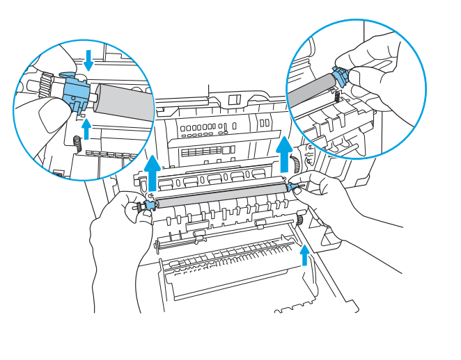 HP LaserJet M607 M608 M609 secondary transfer roller installation instructions