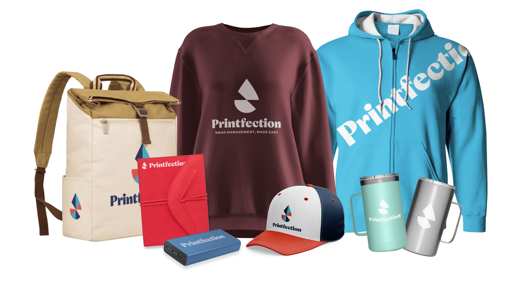 Swag Printing for Companies Add Logo to Custom Swag Printfection