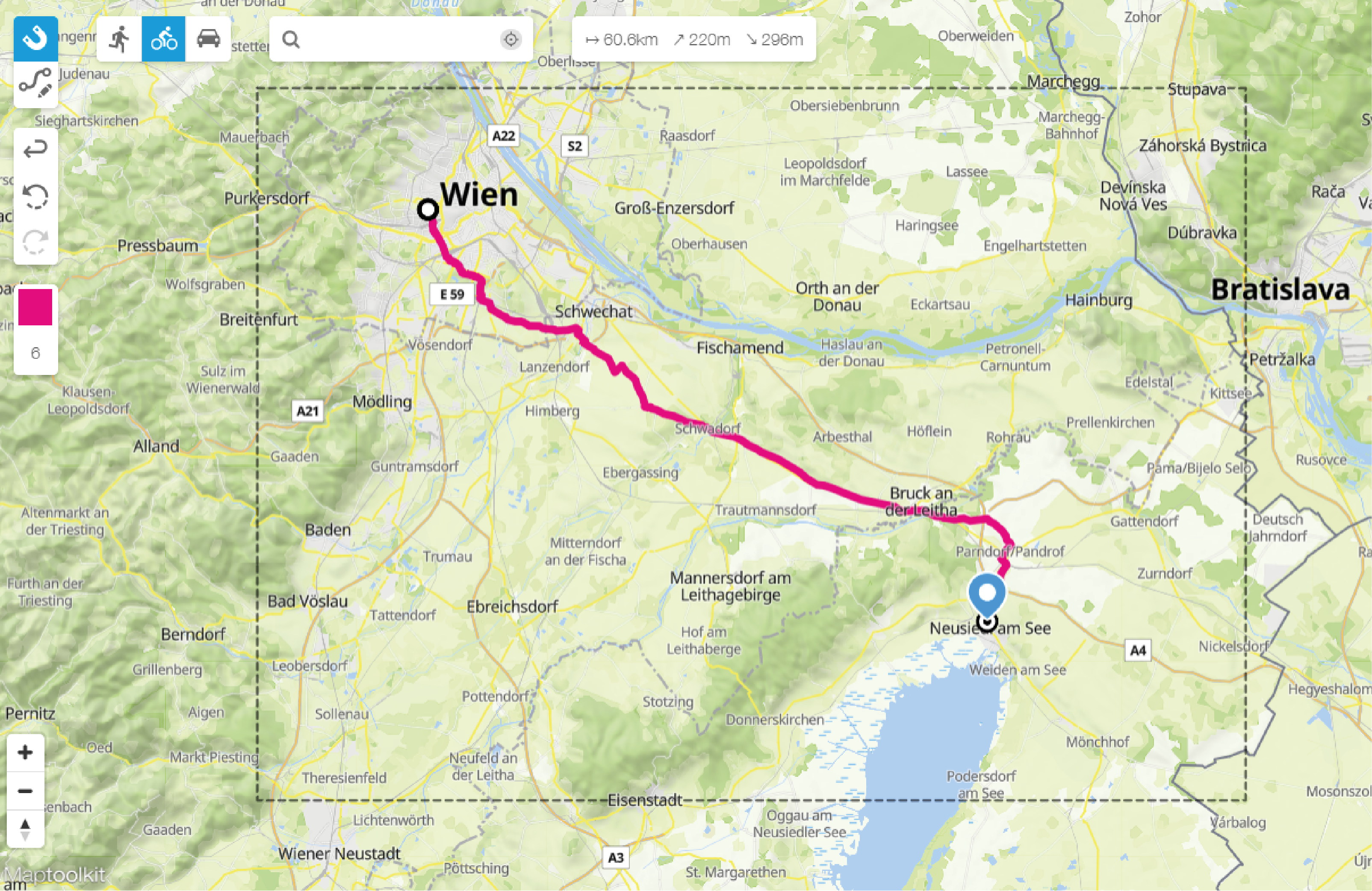 Route Uitzetten Op Een Kaart Met De Printmaps Editor