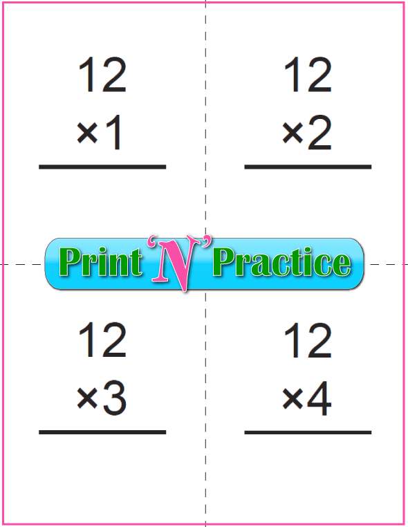 70+ Fun Multiplication Worksheets ⭐ Charts, Flash Cards