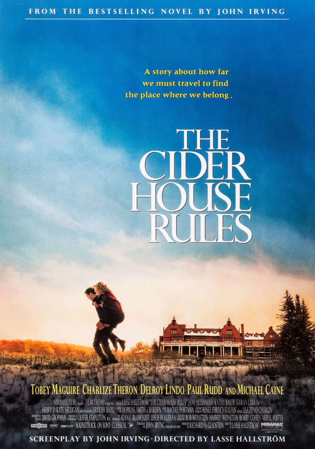The Cider House Rules Movie Poster Classic 90's Vintage Poster Print prints4u
