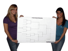 32 Team Single Elimination Printable Tournament Bracket