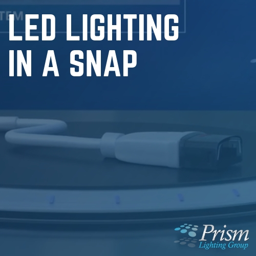 LED Strip Lighting in a SNAP Prism Lighting Group