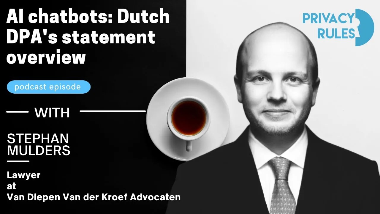 AI Chatbots Dutch DPA's statement overview PrivacyRules