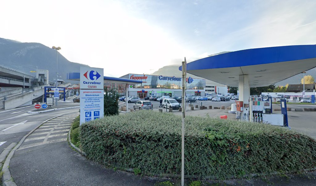 Station essence Carrefour Cluses, prix des carburants essence, gasoil