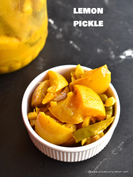 easy lemon pickle recipe 3 ingredient lemon pickle recipe, nimbu ka