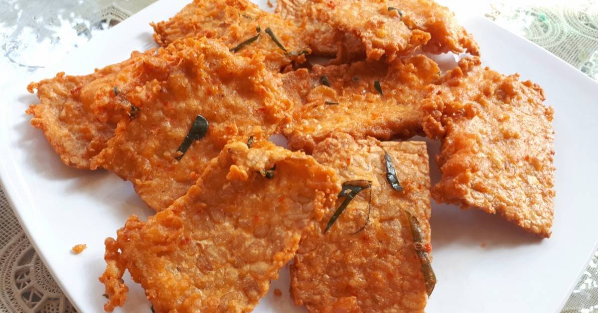 Cara Membuat Keripik Tempe Pedas sederhana Nikmat enak