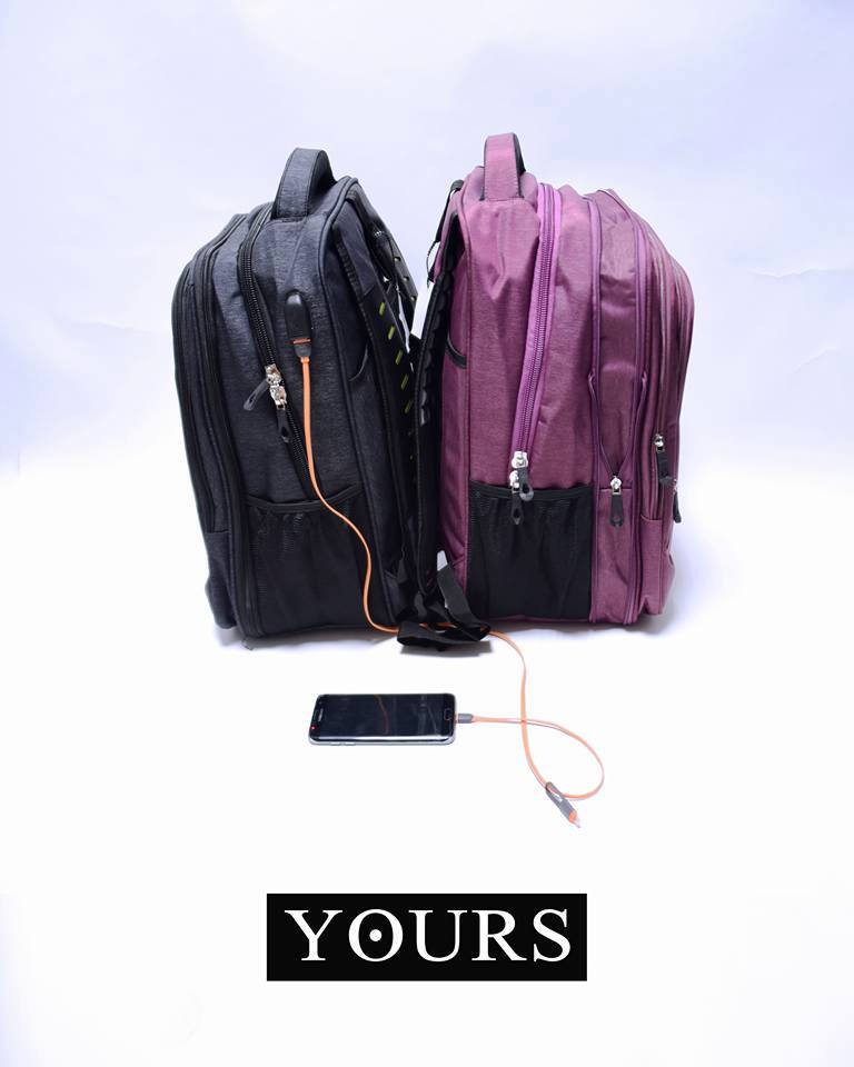 YOURS Backpack with USB Extension YOURS BACKPACK PRLog
