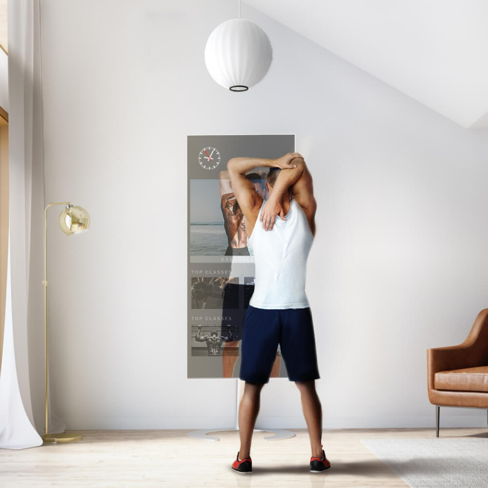 QAIO Flex, smart fitness mirror for your lifestyle Evervue USA Inc