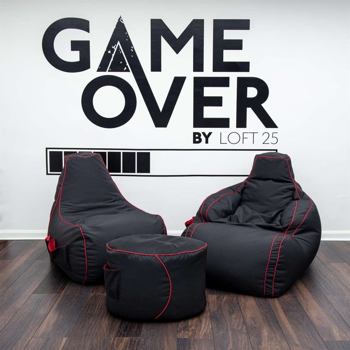 GAME OVER Bean Bag Collection Designed Just For Gamers LOFT 25 PRLog