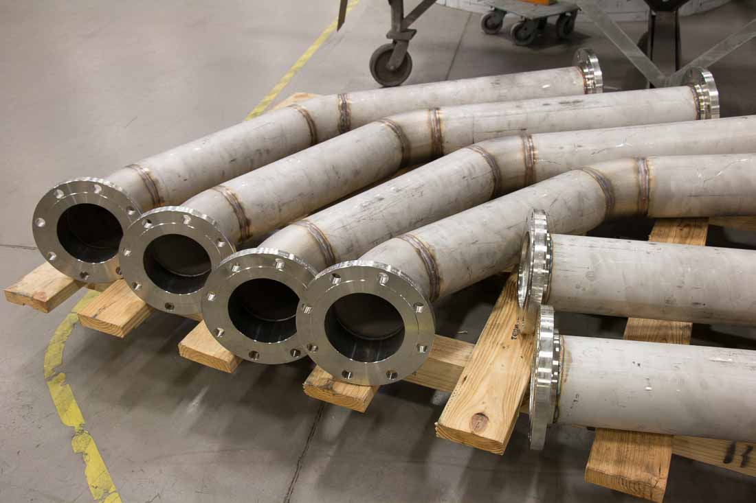 Process pipe fabrication requires imaginative route planning Badger