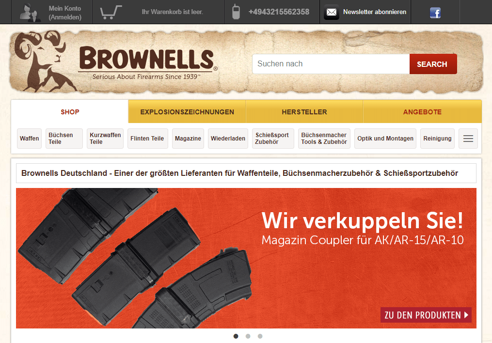 RJK Ventures LLC partners with Brownells Deutschland and