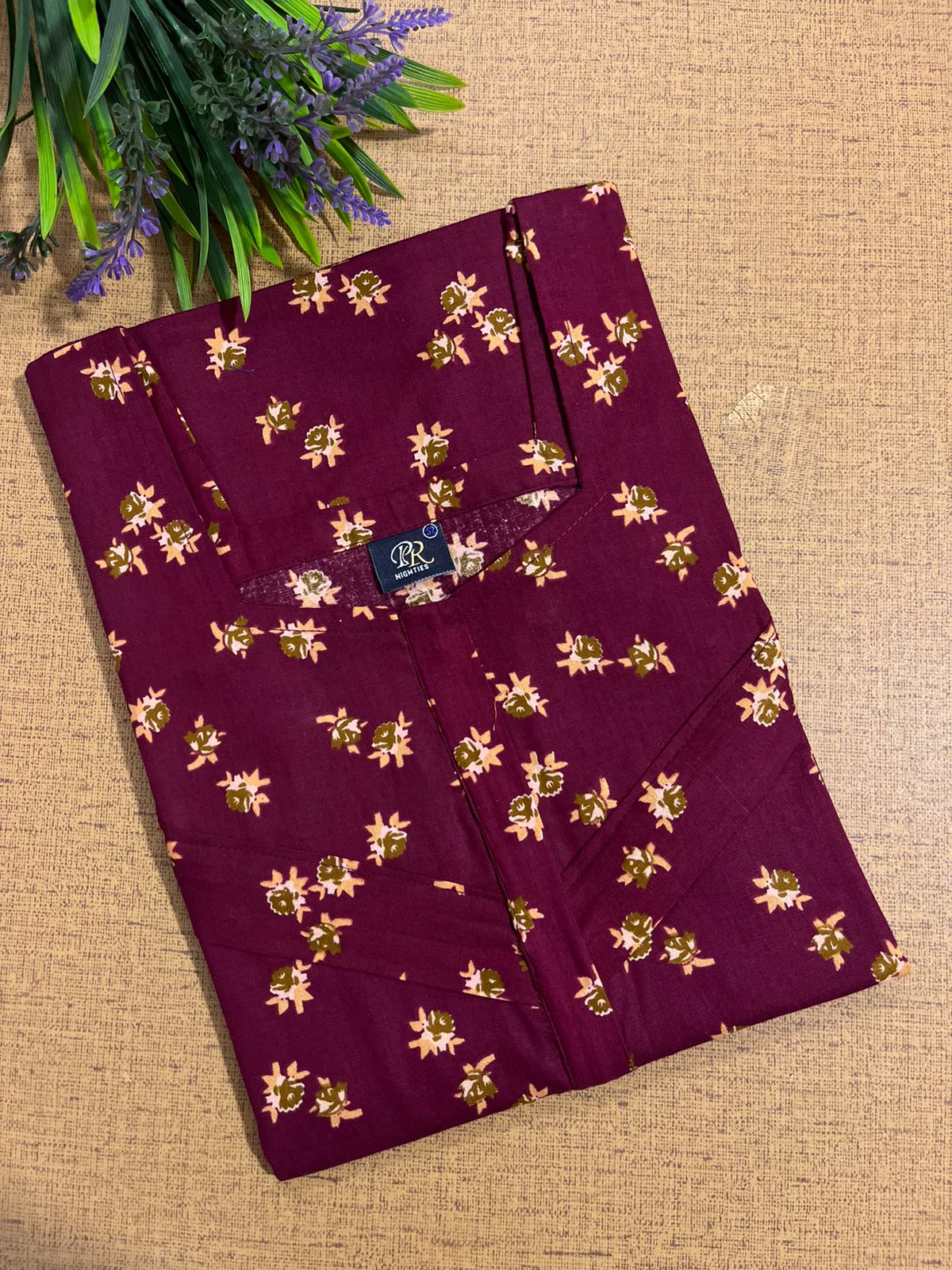 Cotton Feeding Nighty With Two Side Horizontal Zip PR Nighties