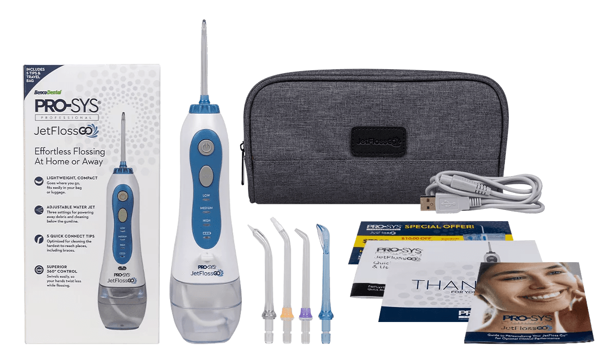 JetFloss GO™ Cordless Water Flosser | PRO-SYS