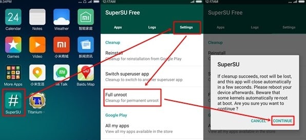 Cara Root/Unroot Xiaomi Redmi Note 2 dan Prime Serta