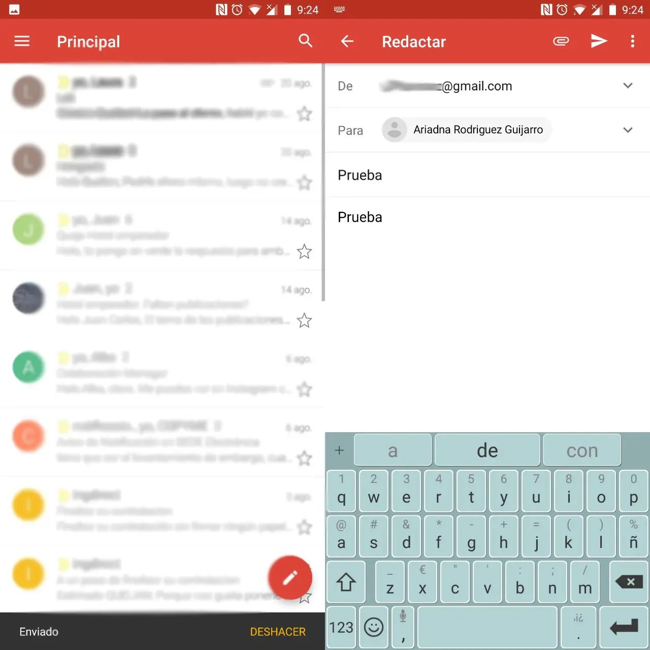 Gmail para Android ya permite cancelar el envío de mails