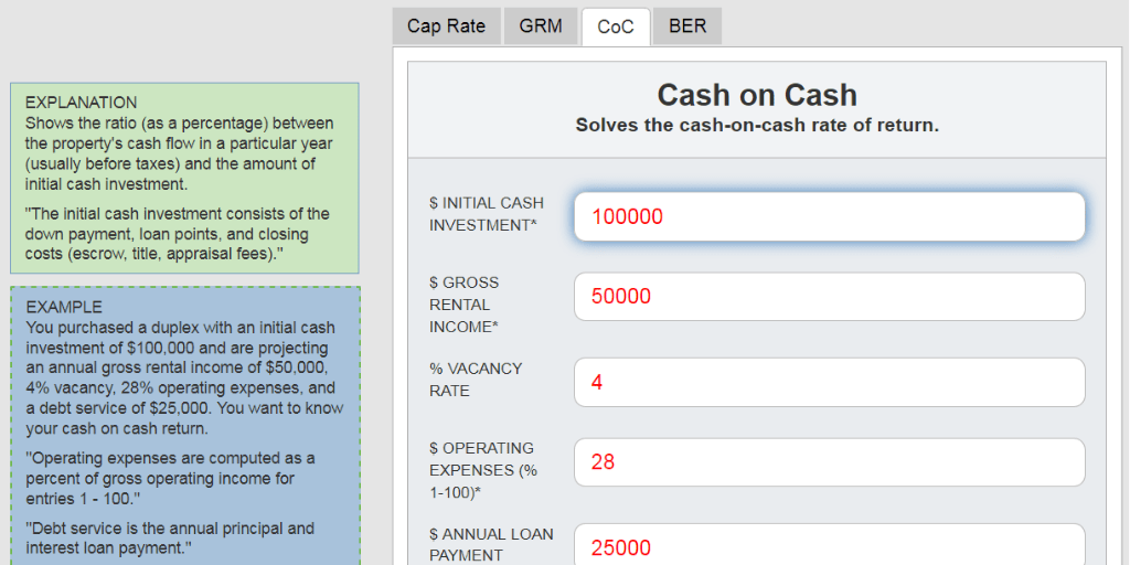 CashonCash Calculator Free Online Calculation