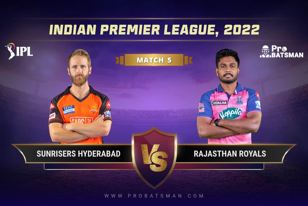 SRH vs RR Dream11 Prediction Fantasy Cricket Tips, Playing XI, Pitch