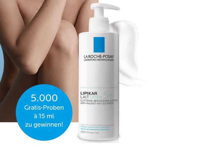 LA ROCHEPOSAY LIPIKAR LAIT UREA 5+ Körperlotion Gratisproben ProbenKostenlos.de