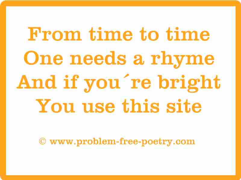 Poems for any occasion